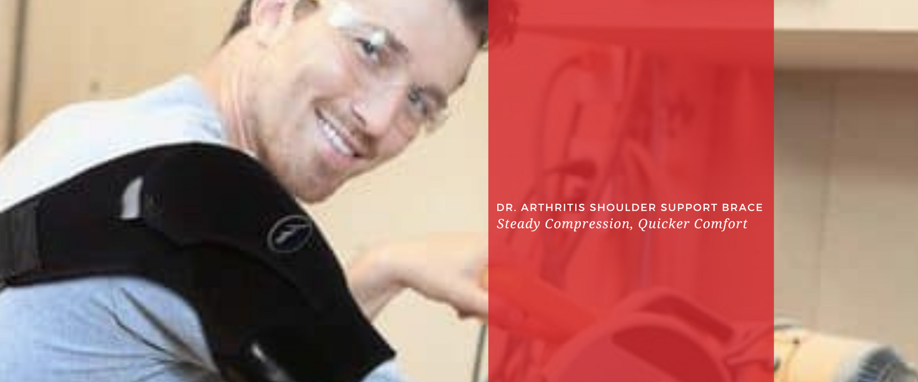 Dr. Arthritis Shoulder Support Brace – Steady Compression, Quicker Comfort