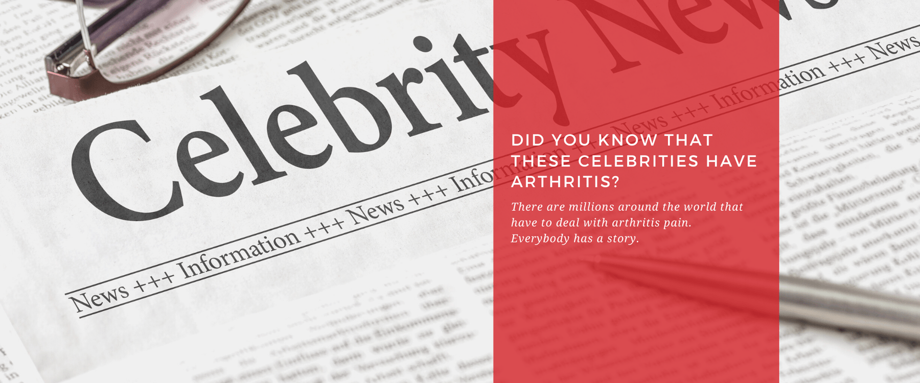 Celebrities with Rheumatoid Arthritis and Osteoarthritis - Dr. Arthritis