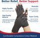 These Dr. Arthritis Compression Crochet Fingerless Gloves offer better relief and support for those with arthritis.