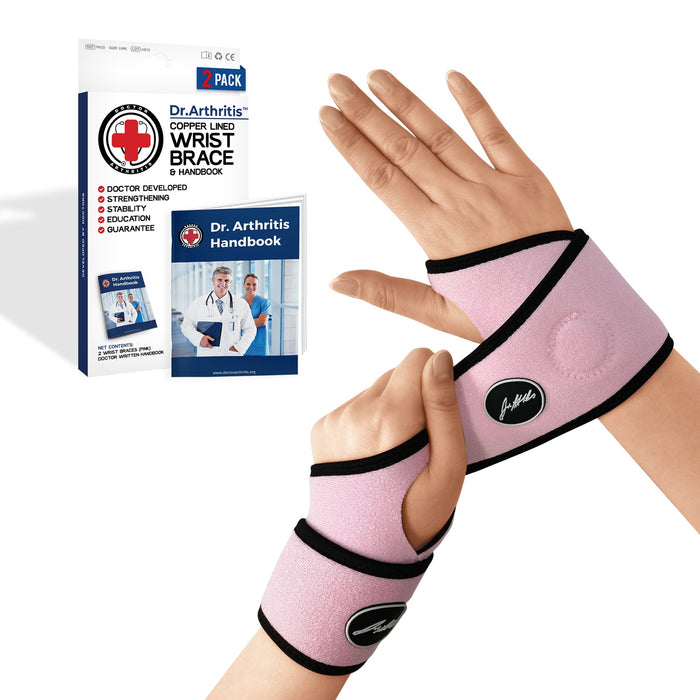 Copper Lined Wrist Support - Dr. Arthritis