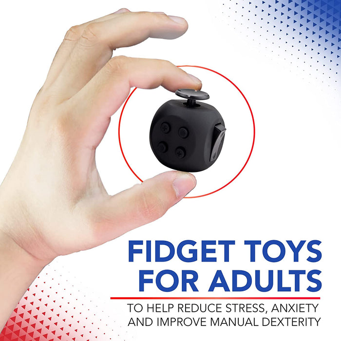 Dr. Arthritis Button Fidget Cube for Adults and All Ages.