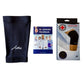 A package with a pair of Dr. Arthritis copper infused knee sleeves and a box.
