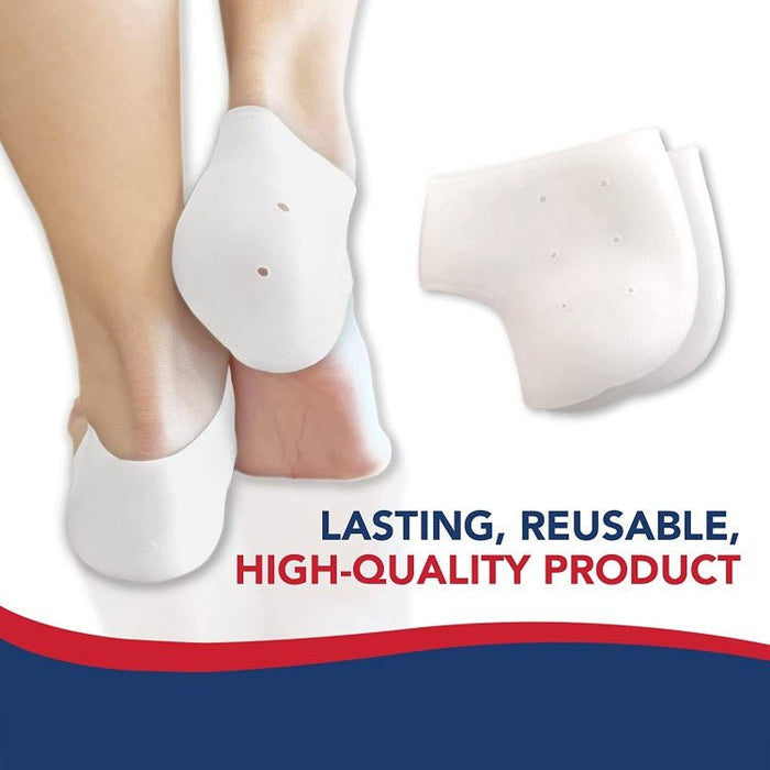 Silicone Gel Heel Cups for Shoes (2 Pair/ Box) - Dr. Arthritis