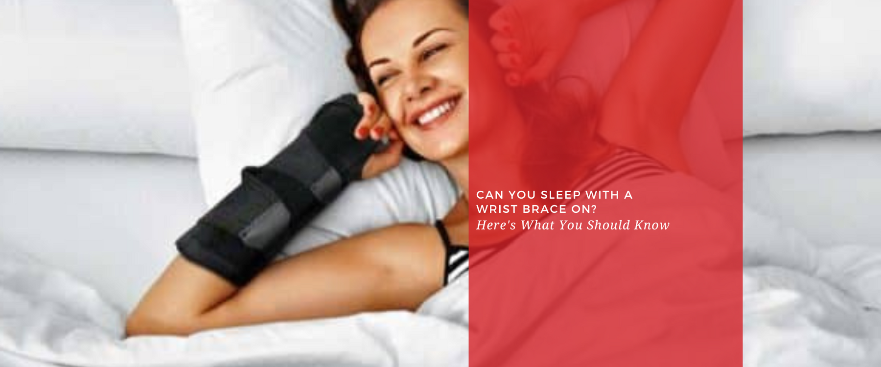 Can You Sleep With A Wrist Brace On?