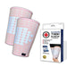 A pair of pink Thigh Compression Sleeves for Women and Men by Dr. Arthritis with packaging and an included handbook.