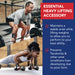 A man lifts weights with Dr. Arthritis Gym Wrist Wraps in a gym. A woman performs a plank with dumbbells and wrist supports. Text highlights the benefits of Dr. Arthritis Gym Wrist Wraps for stability and injury prevention.