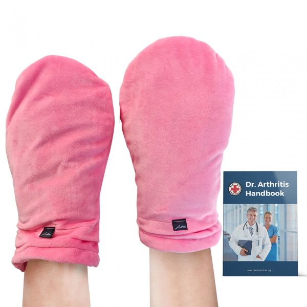 Heated Mittens/ Heat Therapy Gloves with Microwavable and Lavender Scented slot-in Heating Pads