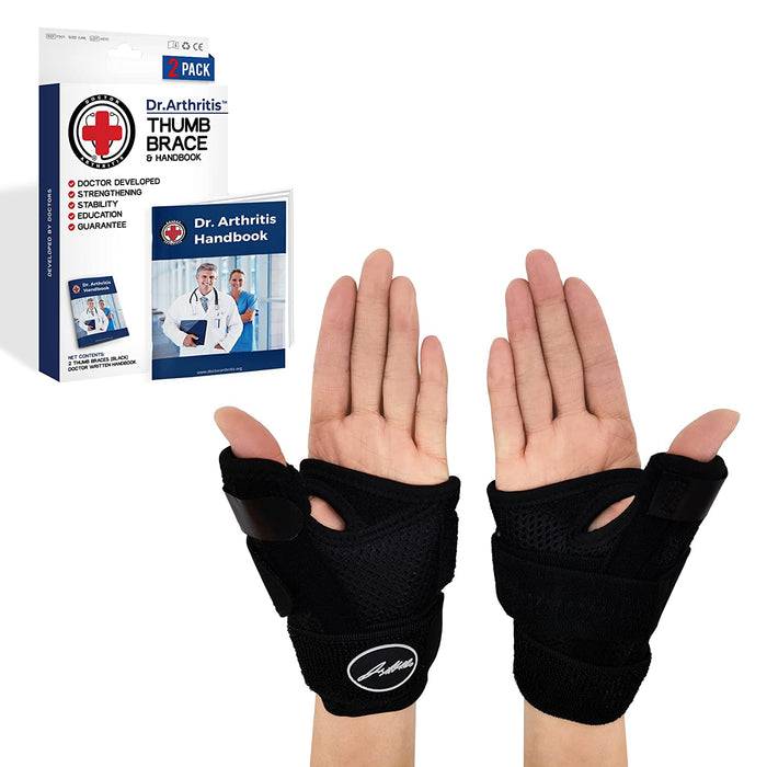 Thumb Brace/ Support & Doctor Written Handbook - Dr. Arthritis