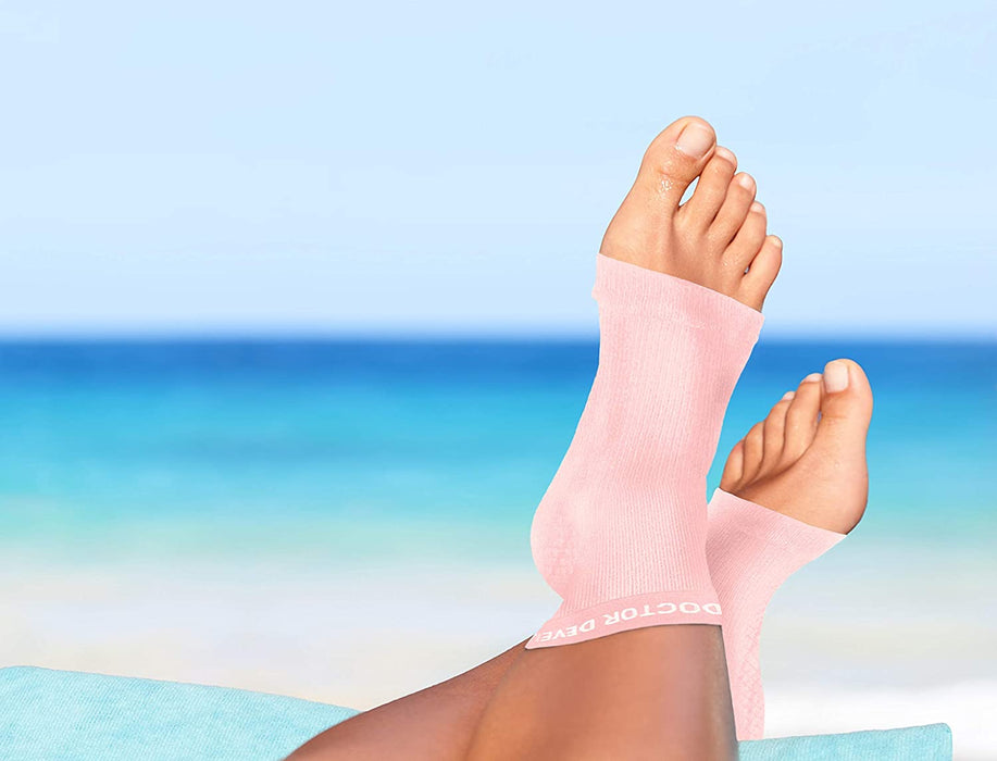 Copper Infused Foot Sleeve [PAIR] & Dr. Arthritis Handbook - Dr. Arthritis