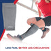 Less pain, better leg circulation with the Dr. Arthritis Calf Compression Sleeve Men and Women.