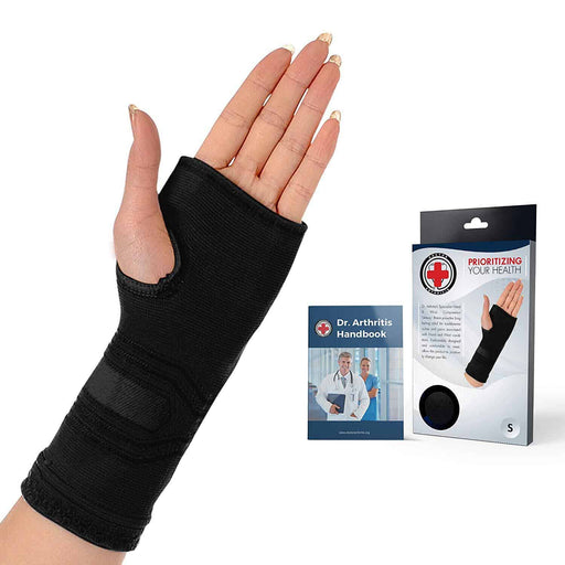 1 Pair Copper Compression Wrist Brace - Copper Infused Adjustable  Orthopedic Support Splint for Pain, Ganglion Cyst, Carpal Tunnel,  Arthritis, Tendinitis, RSI.