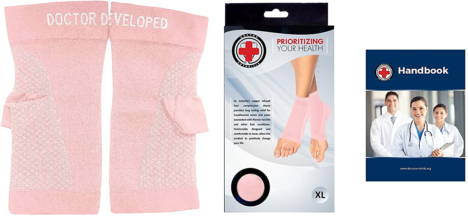 Copper Infused Foot Sleeve (Pair) - Dr. Arthritis