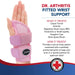 Fitted Wrist Support / Wrist Brace/ Hand Support - Dr. Arthritis