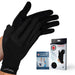 A pair of Dr. Arthritis Copper Compression Gloves (Full-Fingered) and a package.
