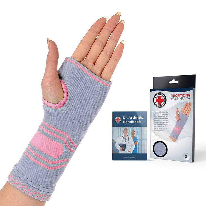 Wrist Compression Sleeve & Dr. Arthritis Handbook - Dr. Arthritis