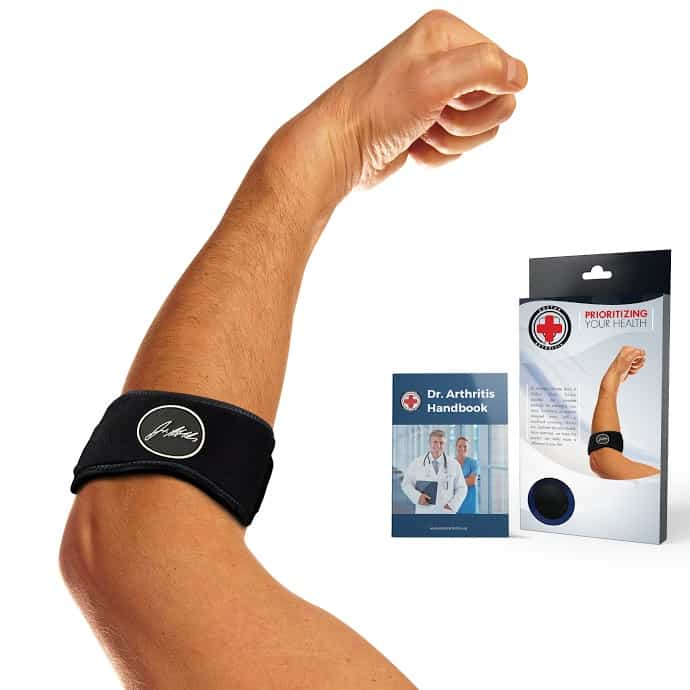 Tennis Elbow Brace Support Arthritis Tendonitis Golfer Arm Joint Pain Band  Strap