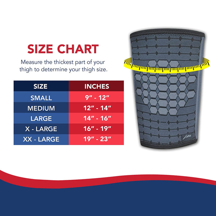Thigh Compression Sleeve for Women and Men - Dr. Arthritis