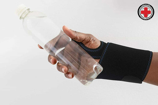 Wrist Ice Pack Wrap / Hand Support Brace with Reusable Gel Pack - Dr. Arthritis